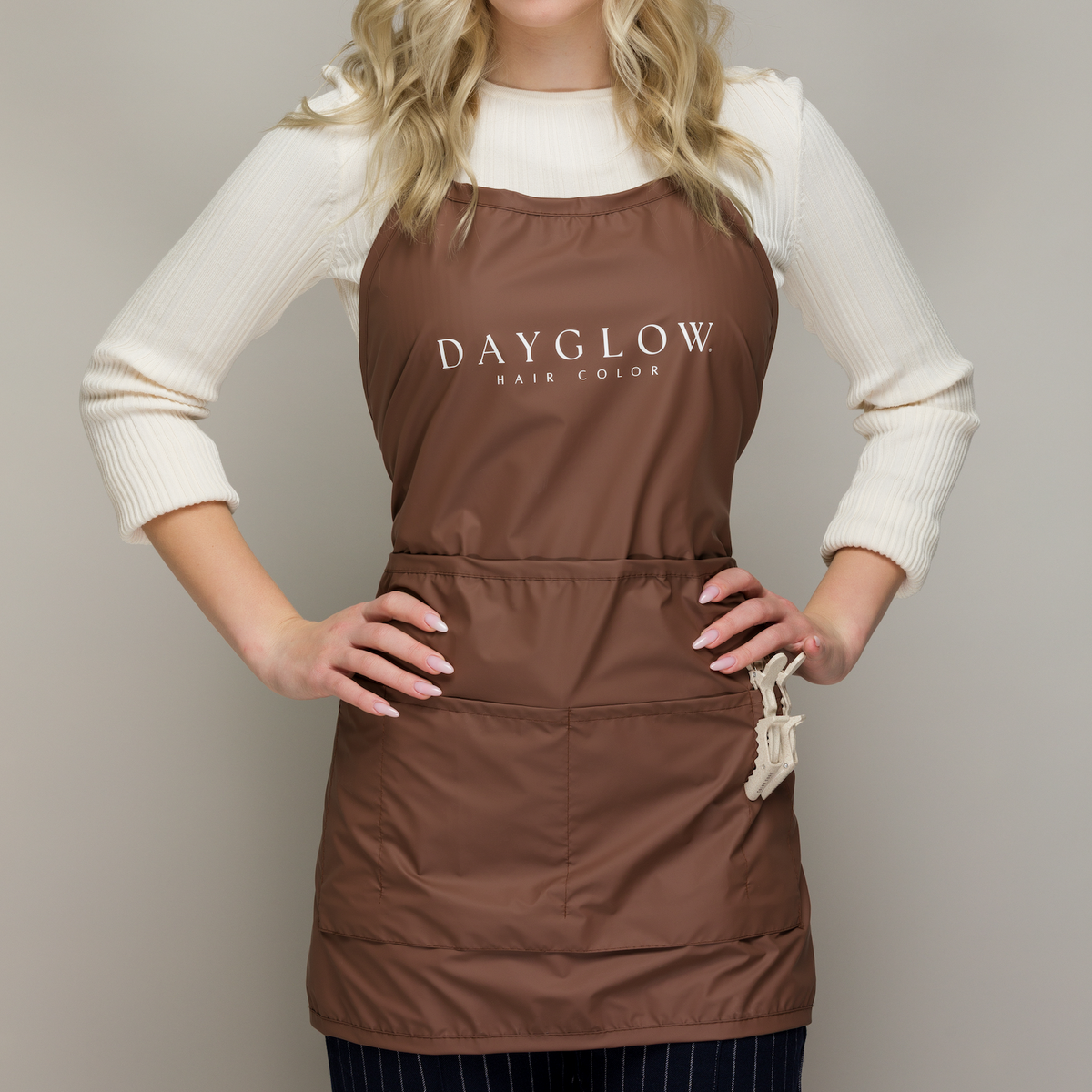 トップス papier Apron brown Impulsive Color Apron – Dayglow Color