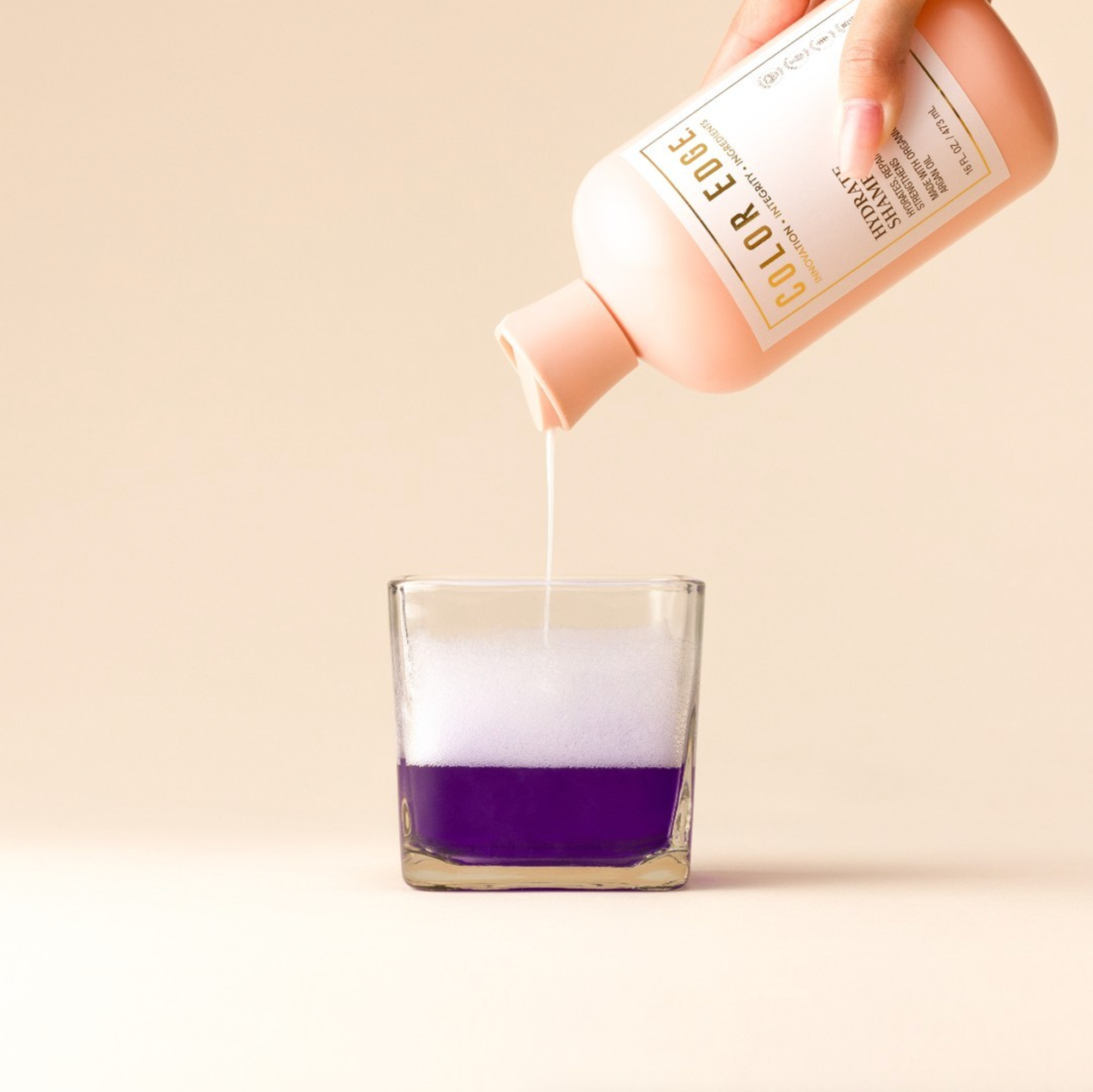 Frosty Shampoo mixed with Hydrate Shampoo