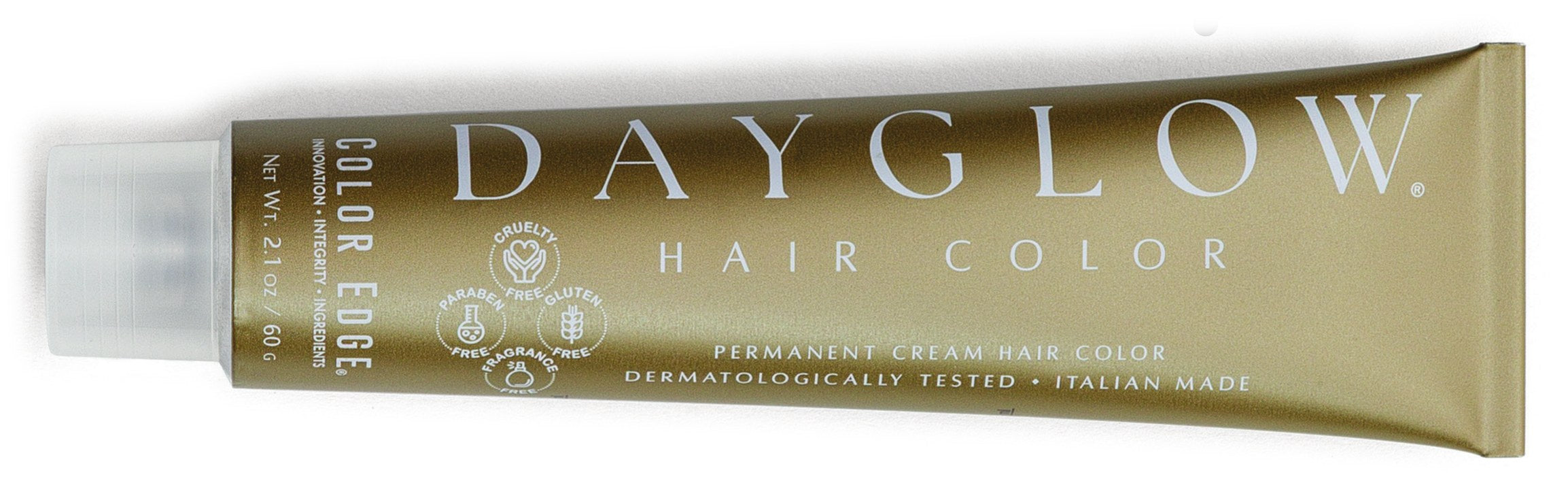 Dayglow permanent cream hair color tube