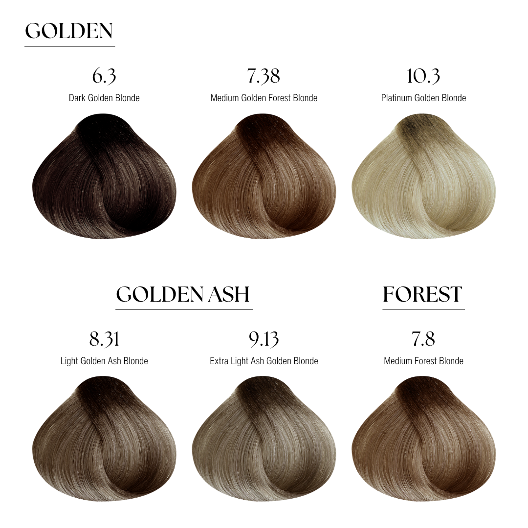 Demi hair color swatches