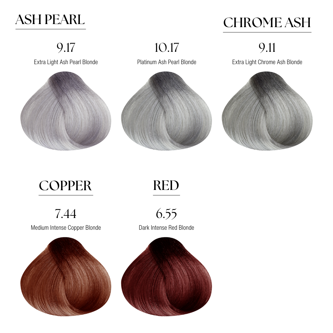 Demi hair color swatches