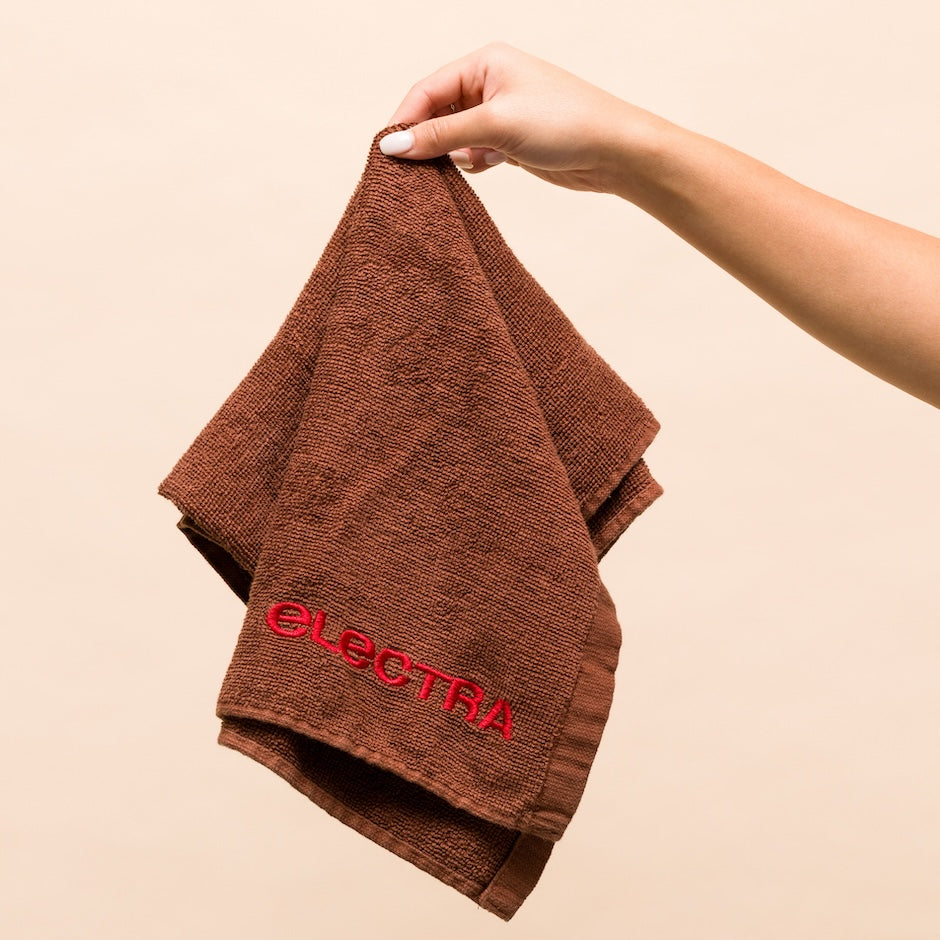 Electra Brown Hair Towel