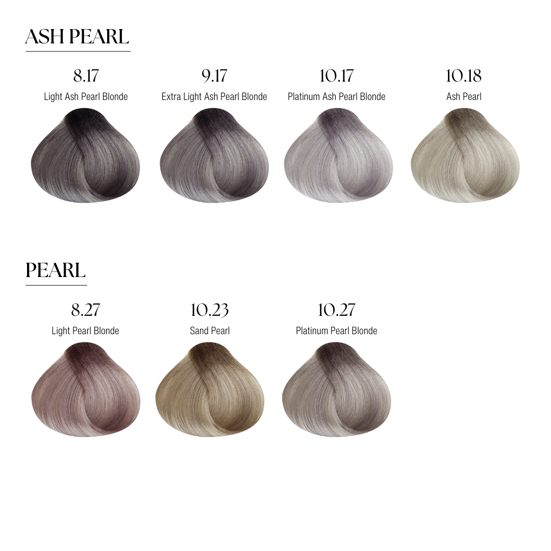 Dayglow color hair swatches