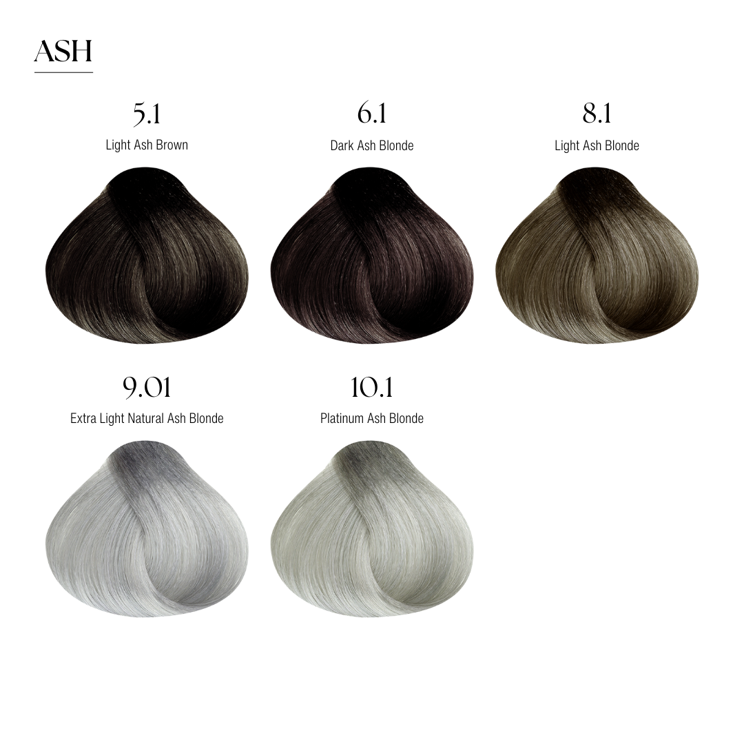 Demi hair color swatches