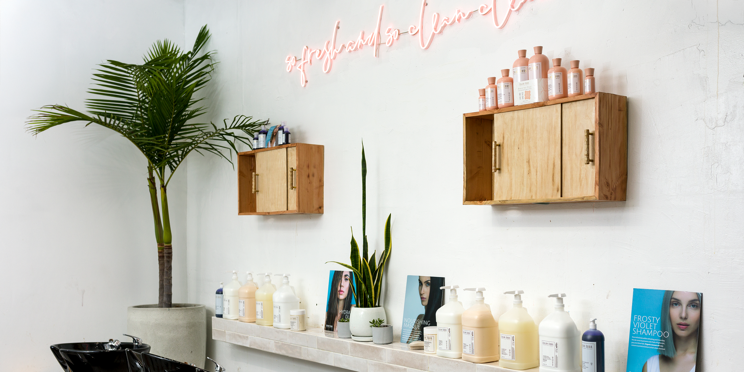 Salon with Color Edge products