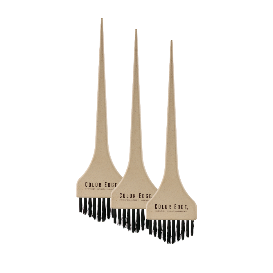 3 pack of Bamboo Angle Tint Brushes