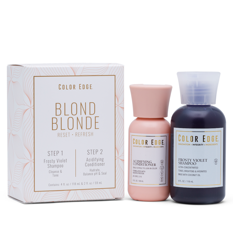 Blond Blonde Bundle. Includes Frosty Shampoo 4oz and Acidifying Conditioner 2oz
