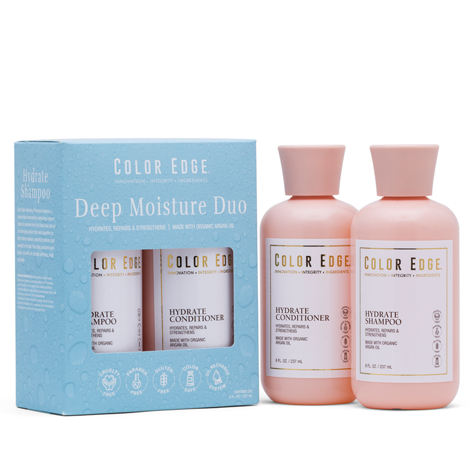 Deep Moisture Duo Bundle, Includes Hydrate Shampoo and Conditioner 8oz