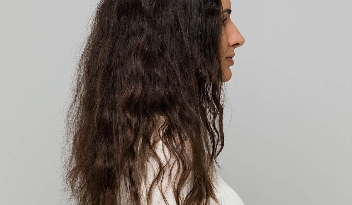 Hair before using Silk Reconstructor