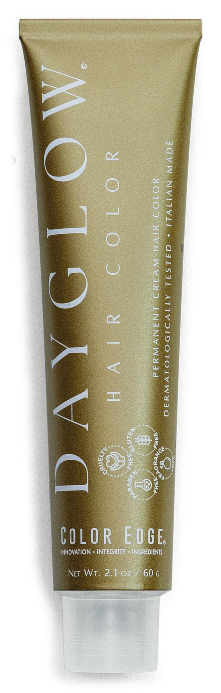 Dayglow permanent cream hair color tube