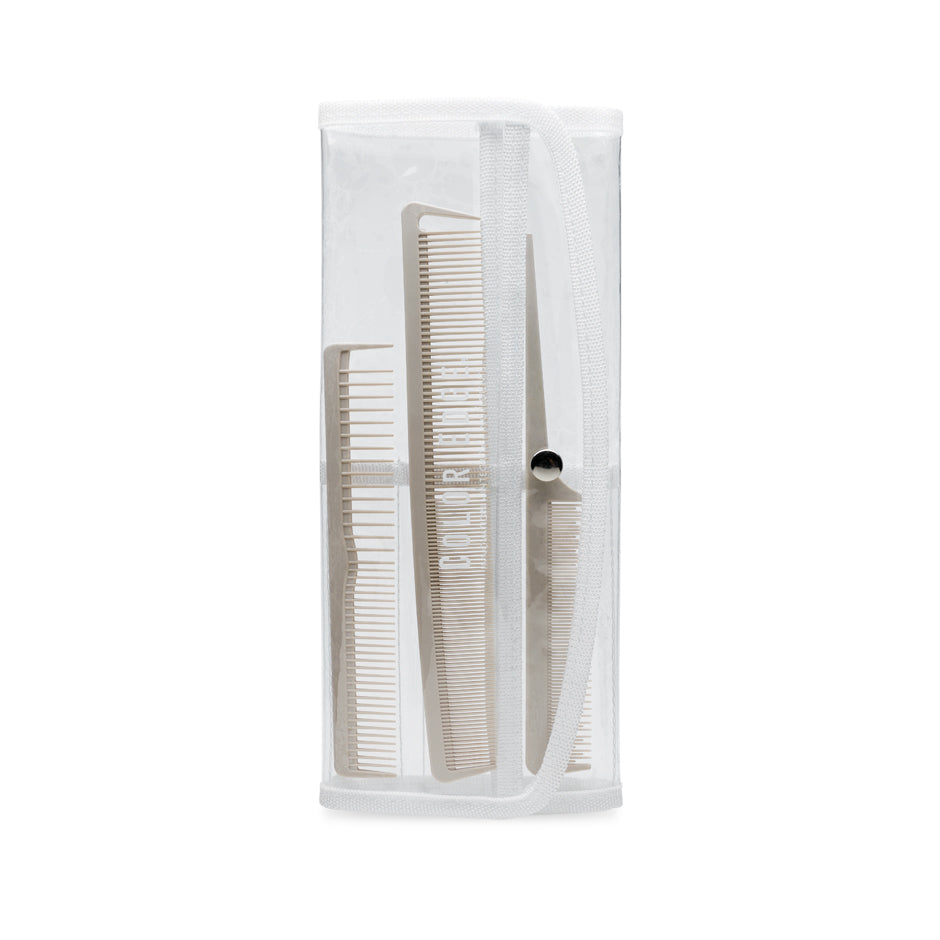 Carbon Comb Set, Closed In Case