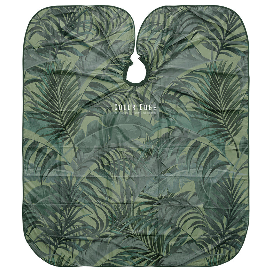 Cali Collection Cutting Cape, Green Palm Trees